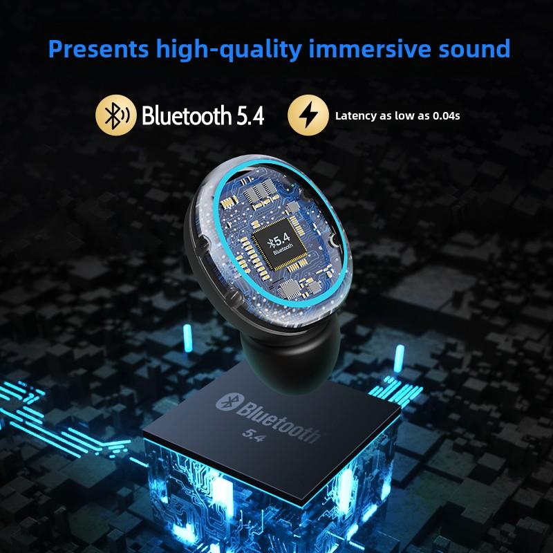 X1 TWS Wireless Headphones LED Power Earphones Digital Display Headset Stereo Sound Bluetooth-compatible 5.4 for Xiaomi Lenovo