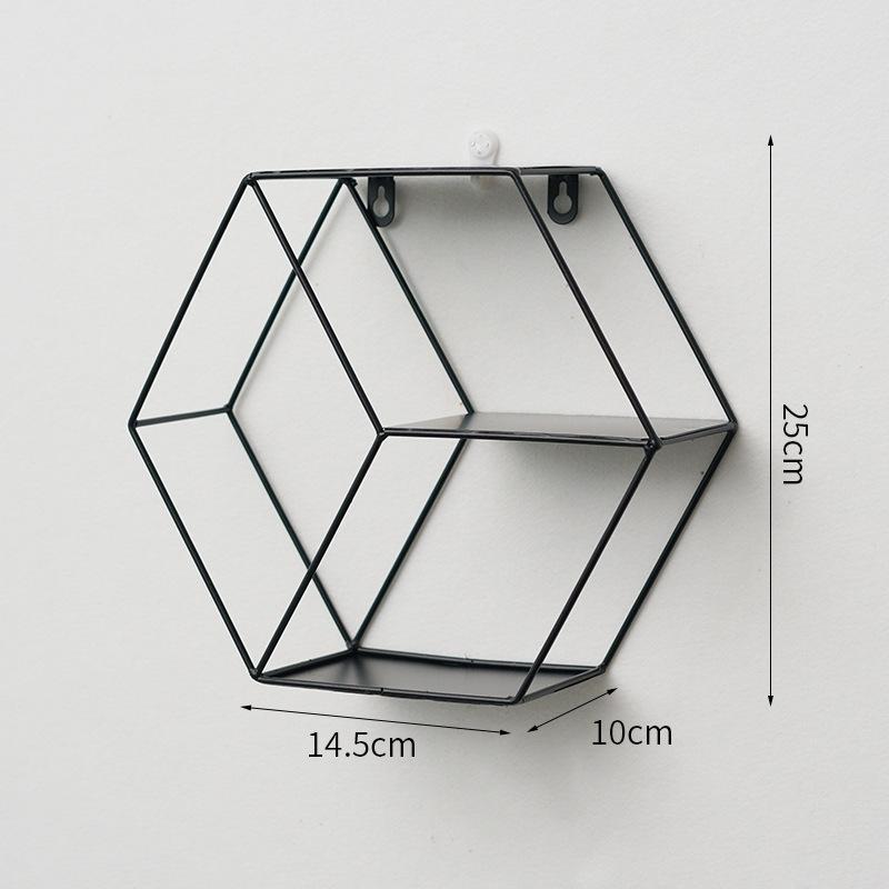 Wall Hole Free Living Room Bedroom Room Wall Mounted Display Showcase Shelf