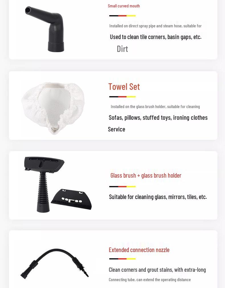 Handheld High-Temp & Pressure Steam Cleaner, Multifunctional Kitchen Oil Fume Remover & Sterilizer