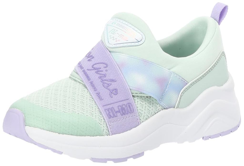 Moonstar NM J098 Sneakers for 2E Girls, Mint, 23.5 Cm,