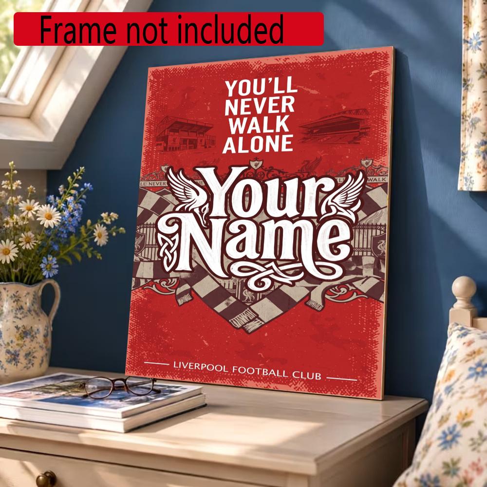 Liverpool Fc Personalized Name Round Diamond Painting Kit Diamond Embroidery Painting Rhinestones Mosaic Frameless Handwork Decoration Arts