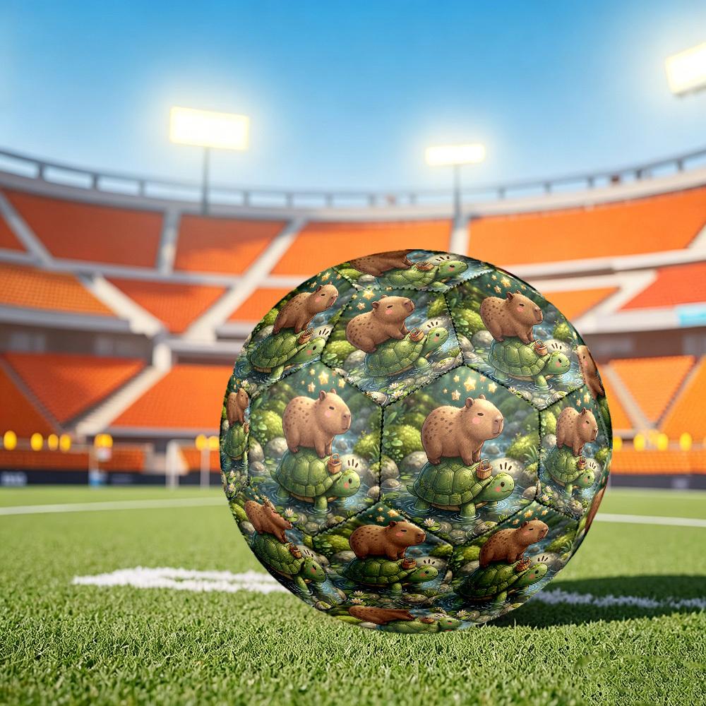 1pc Forest Friends Size 5 Soccer Ball Professional Lightweight Durable Match Training Football Indoor &Outdoor Sports BallTraining Ball Y12