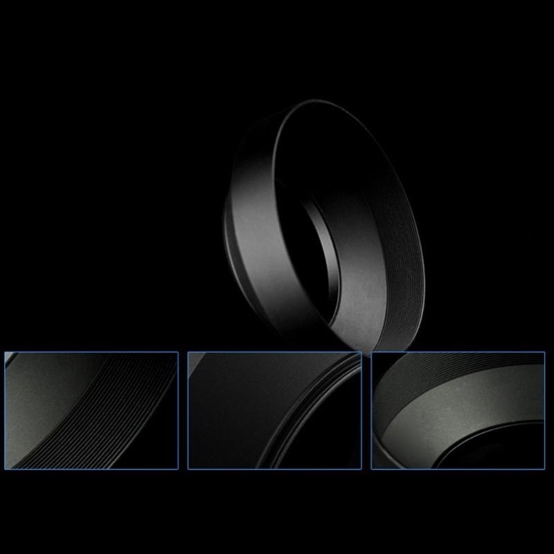 Metal DSLR Camera Lens Hood For Various Lens Models Lens Shade 39mm- 82mm Enhances Photography