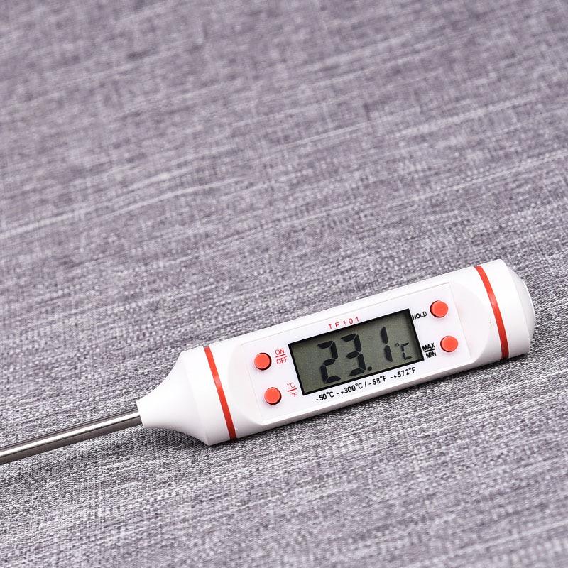 TP101 Digital Kitchen Thermometer: BBQ, Baking & Cooking Electronic Probe
