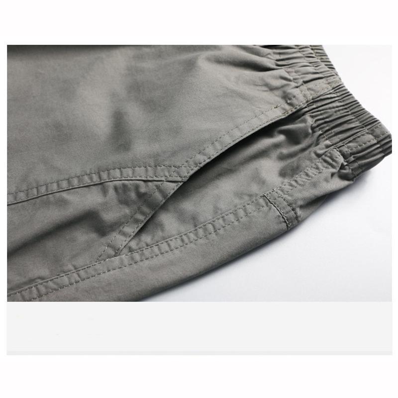 Herren Cargohose Lässig Locker Tasche Lange Hose Herren Jogginghose