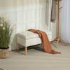 Storage Bench Velvet Fabric Storage Box With Wooden Legs Max Load 120 Kg 80 X 35 X 42 Cm Cream