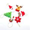 Santa Claus, Snowman, Reindeer Fabric Ornaments - Christmas Tree Decorations for Hotels and Malls