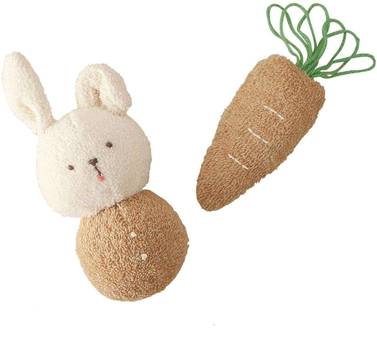 

Hamanaka Baby Rabbit Rattle and Carrot Nigi Nigi H434-538