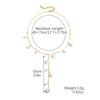Pearl Necklace Crystal Heart Necklace Fashion Korean Wave Shiny Clavicle Chain Necklace Women Trending Party Gifts 25