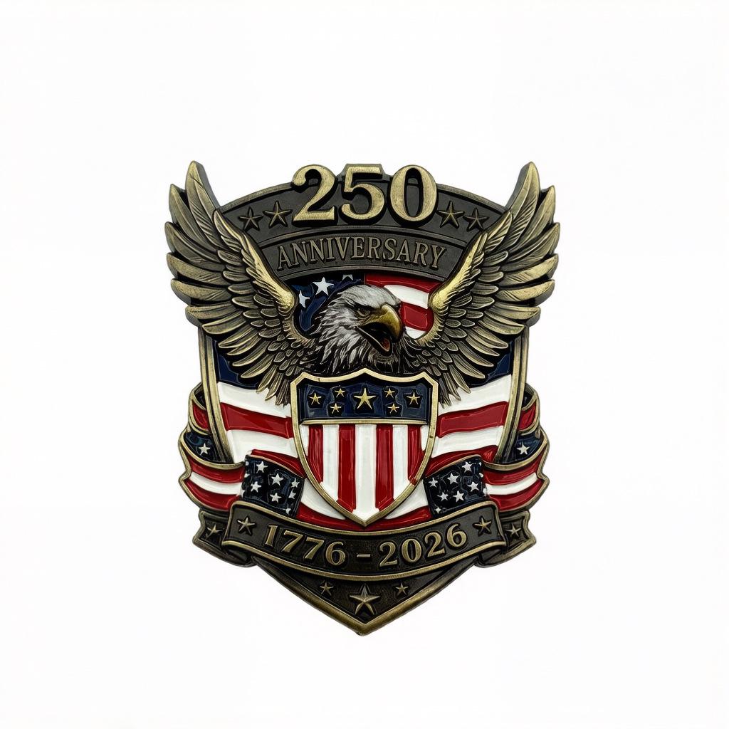 New American Independence 250th Anniversary 3D Eagle Car Sticker (1776-2026)