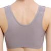 Supply Thin Cup Large Size Bra Bra Wide Shoulder Strap Gathered Breathable Front Buckle Beautiful Back Bra Women