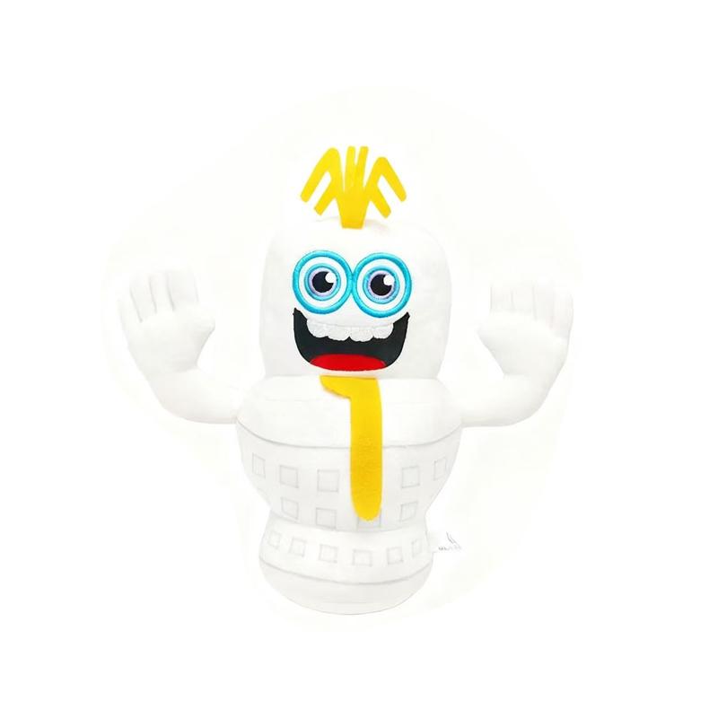Kawaii Steal A Brainrot Peluche N.9 Casa Statuetta Anime Periferiche di Gioco Peluche Bambole Ripiene Giocattoli per Bambini Regali di Natale