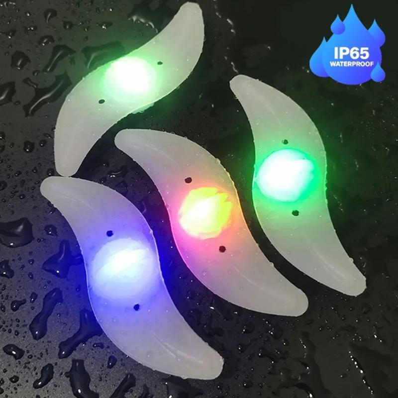 2-6PCS Bike Wheel Spoke LED Lights, 3 Lighting Modes Waterproof Tire Lamp, Safety Warning Easy Install Bicycle Accessories