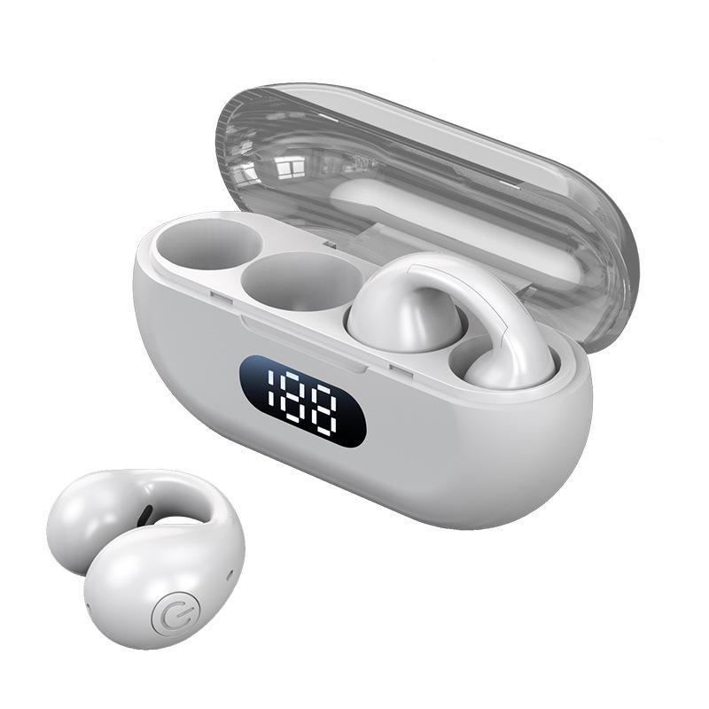 

Беспроводная Bluetooth-гарнитура для спорта с клипсой на ухо — модель Private белый