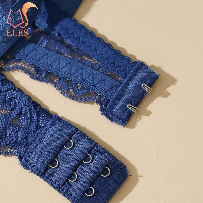 Thin Single-layer Transparent Sexy Bra Full Lace Steel Ring Unlined Bra Fresh Adjustment Plus Size Bra 34-40 Cup BC
