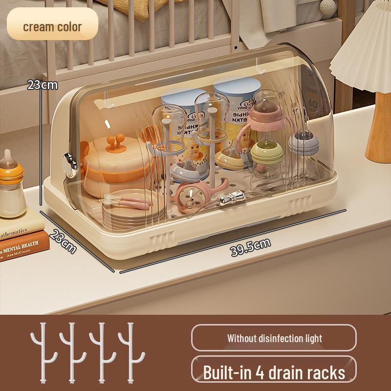 Flaschen- & Geschirrsterilisator-Aufbewahrungsständer mit staubdichter Abdeckung