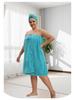 Plus Size Quick-Dry Absorbent Bath Skirt Robe