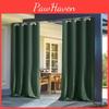 Blackout Insulated Curtain Bedroom Living Room Solid Color Curtains Window Decor