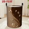 1pc, Minimalist Storage Laundry Baskets, Round Shape with Handle, Basket for & Bedroom Storage, Decorative & Functional, Suitable for Various Room Typ