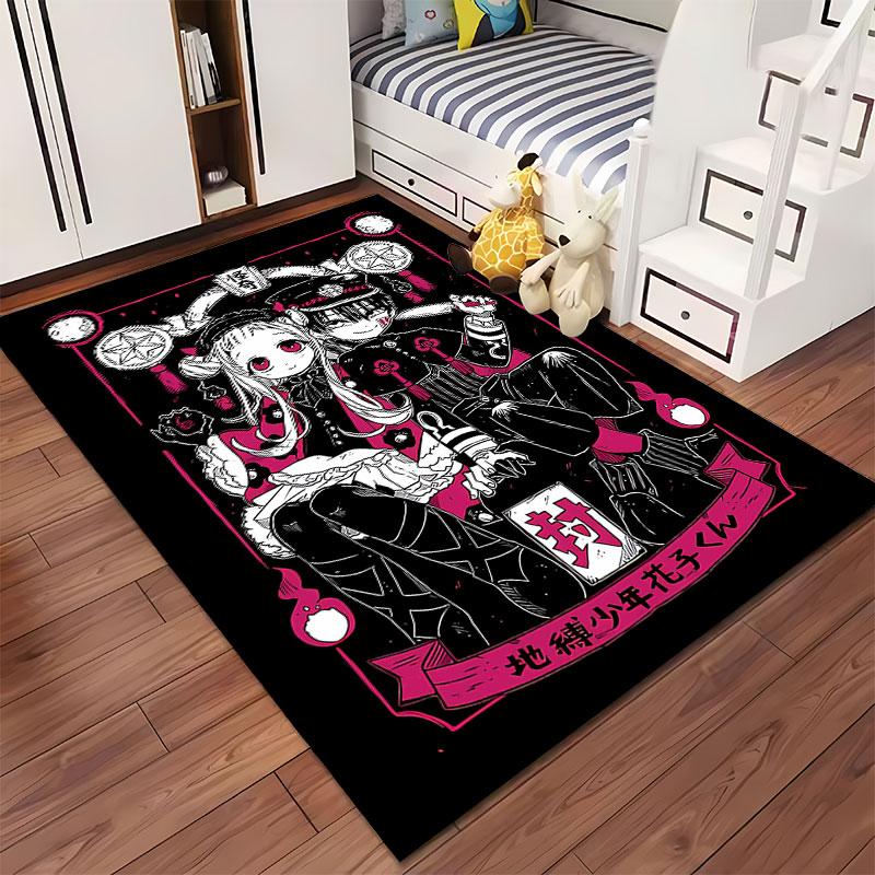 Anime Couple with Gothic Design suitable as a non-slip mat for the living room or bedroom sofa