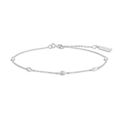 ANIA HAIE Silver Multi-Diamond Shape Station 925 Silver Bracelet B066-03H