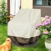 Außenstuhlabdeckungen Staubdichte Möbelabdeckung Robuste Schaukelstuhl-Abdeckung Garten-Terrassenmöbel-Schutzabdeckung