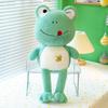 Cozy Plush Frog Toy Bedtime Hugging Stuffed Doll For Kids Decor Perfect Gift