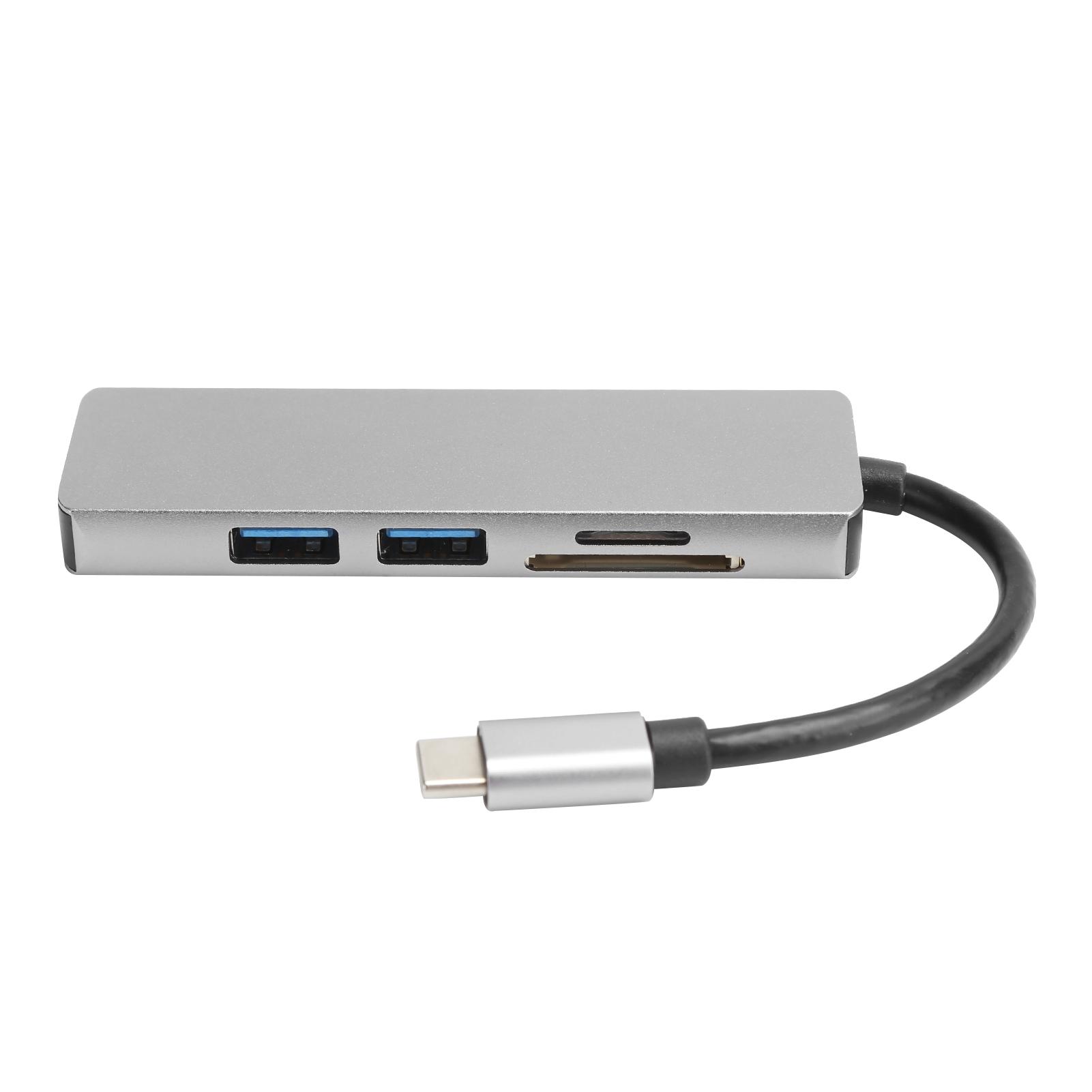 

Док-станция TypeC 5 в 1, USB-адаптер для карт памяти TypeC и HD-мультимедиа