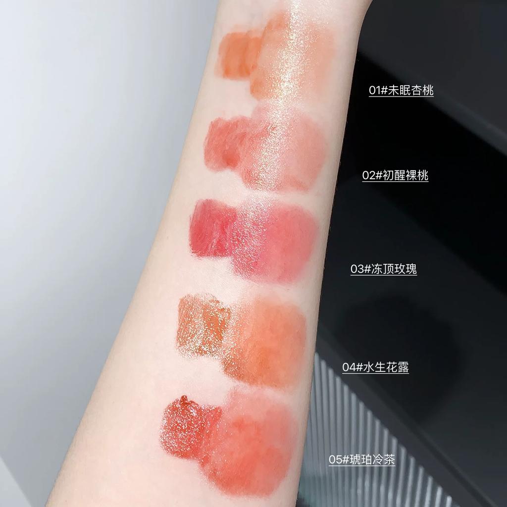Nude Color Lipstick, Natural Look, Glossy Mirror Lip Glaze, Brightening Lip Gloss, Lip Jelly, Moisturizing Lip Balm, Student-Friendly