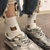 New Harajuku Cartoon Women's Breathable Cotton Socks Cute Bear Animal Pattern Girl Socks Combed Cotton Women's Socks