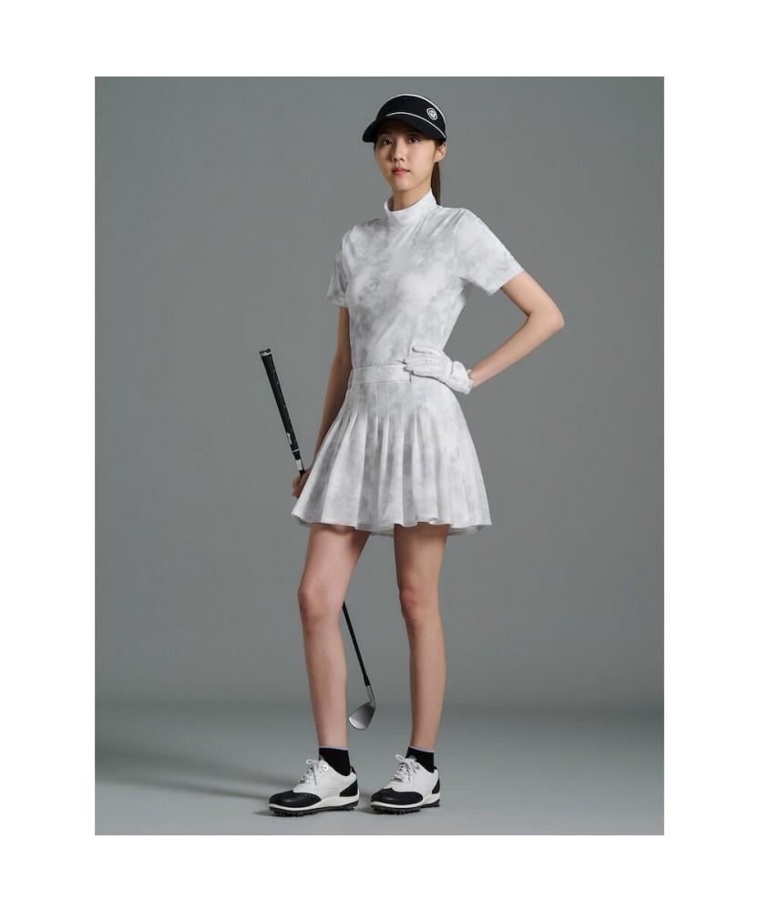 BEANPOLE GOLF [B_Under] Women'S Cloudy High-Neck Short-Sleeve T-Shirt - Light Gray