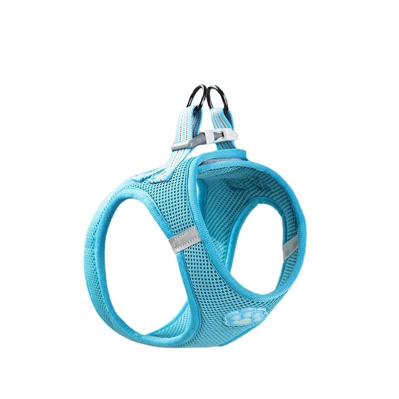 Guinzaglio per cani con pettorina riflettente traspirante corda comoda per passeggiare cani e gatti.