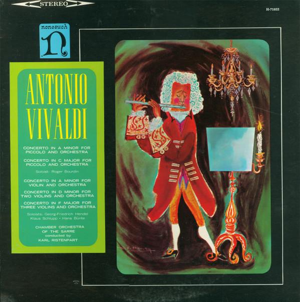 

LP Record CHAMBER ORCHESTRA OF THE SARRE KAR Vivaldi Concertos For Violins Con H71022 NONESUCH 1964 US Classical Used