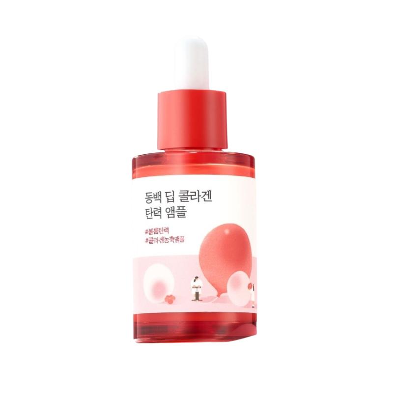 

Round Lab Camellia Deep Collagen Firming Ampoule 30ml – Elasticity Care Serum with Multi Collagen & Retinal HPR 30ml