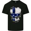 Gym Finnish Flag Ripped Muscles Finland Unisexs Light Cotton TShirt