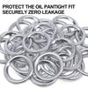 100-10pcs Car Oil Pan Drain Gasket Drainage Bolt Pad Oil Drain Plug Gasket Replaceable Accessories for Hyundai Volvo Mitsubishi