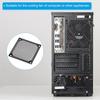 Anti Rust Computer Fan Filter Grills Aluminum with Screws Dust Cover Silver Black Dust Filter Cover Computer Cooling