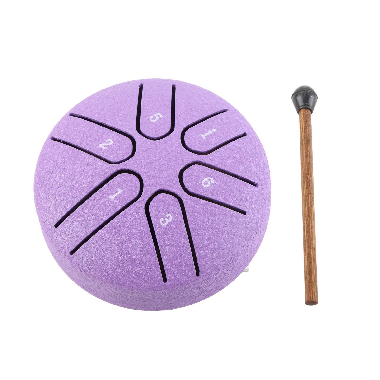 Handpan Professional 6 Note Worry Tongue Percussion Instrument with stick