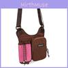 Outdoor Sports Water Bottle Bag Nylon Casual Crossbody Pack For Hiking And Travel