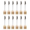 12 Pcs Photo Holders with Clips Note Holders Photo Stand Memo Clip Holders Standing Place Card Holders