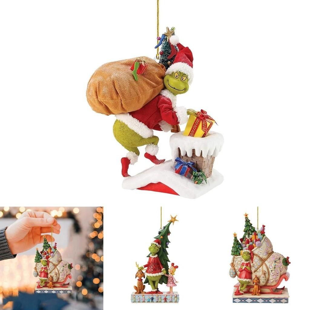 Grinch Christmas Trees Ornaments Xmas Home Decor Pendant Gift