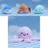 Adorable Ocean Animal Plush Toy Keychain Featuring Soft Shark Crab And Octopus Designs