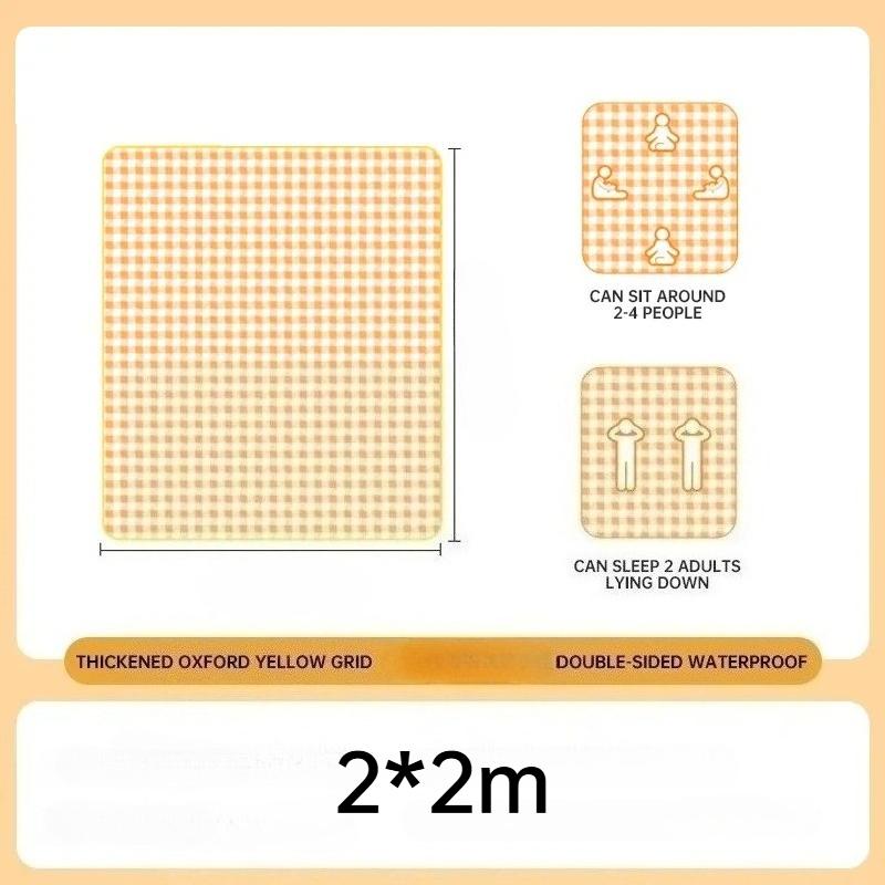 Outdoor Moisture-Proof Mat, Thickened Picnic Mat, Camping Field Waterproof Lawn Tent, Portable Floor Mat, Outdoor Beach Canvas