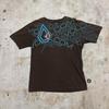 Vintage Y2K Volcom Stone wrap around print tričko Velikost L Unisex Tričko