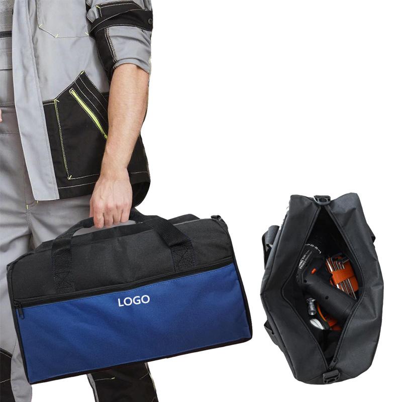 600D Oxford Cloth Electrician Tool Bag Large Capacity Waterproof Nylon Polyester Tote Organizer Vintage Customized Logo Outdoor