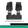 Eco-Friendly TPE Car Floor Mats for 2019-2025 Tesla Model Y, Left/Right Drive.