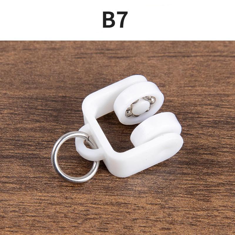 Ceiling Curtain Rail Track Glider Sliding Curtain Track Hook Drapery Rail Roller Carrier Shower Curtain Pulley Window Accessory