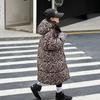 Girl Winter Thickened Warm Jacket Children's Personalized Hooded Jacket