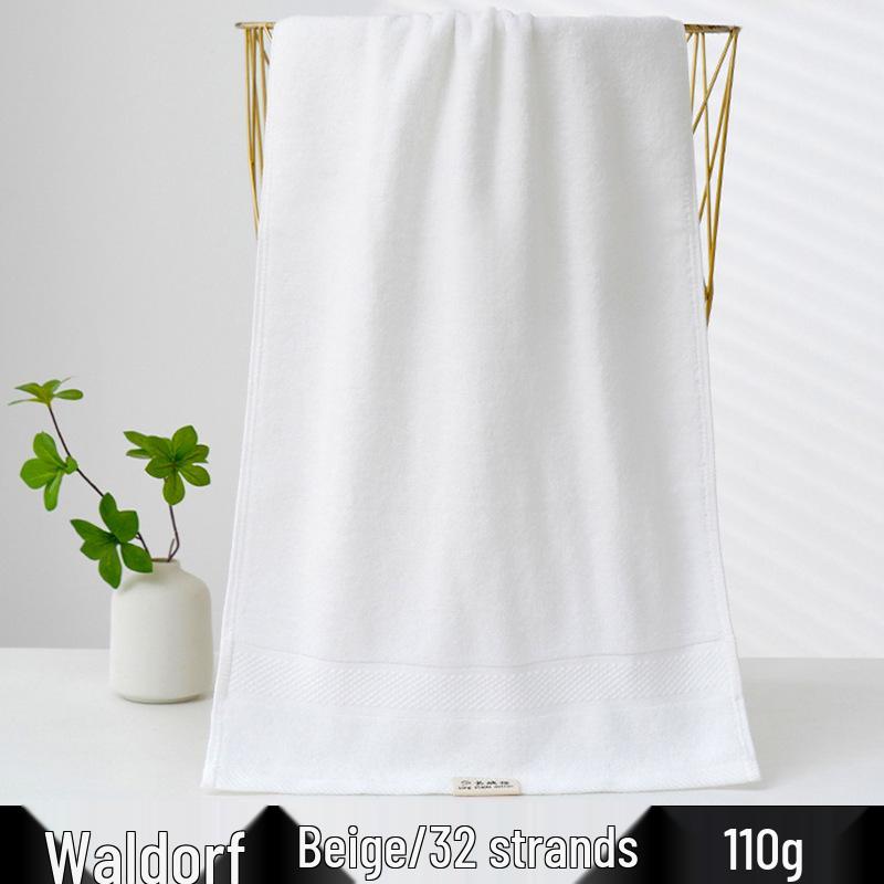 100% Bomull Absorberande Vuxenhandduk – Förtjockad, Mjuk, Ren Bomull