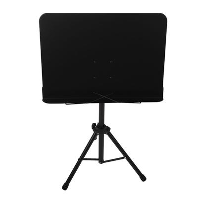 Pupitre de musique portable, pliable et relevable, de qualité professionnelle, pour guitare et violon (noir)